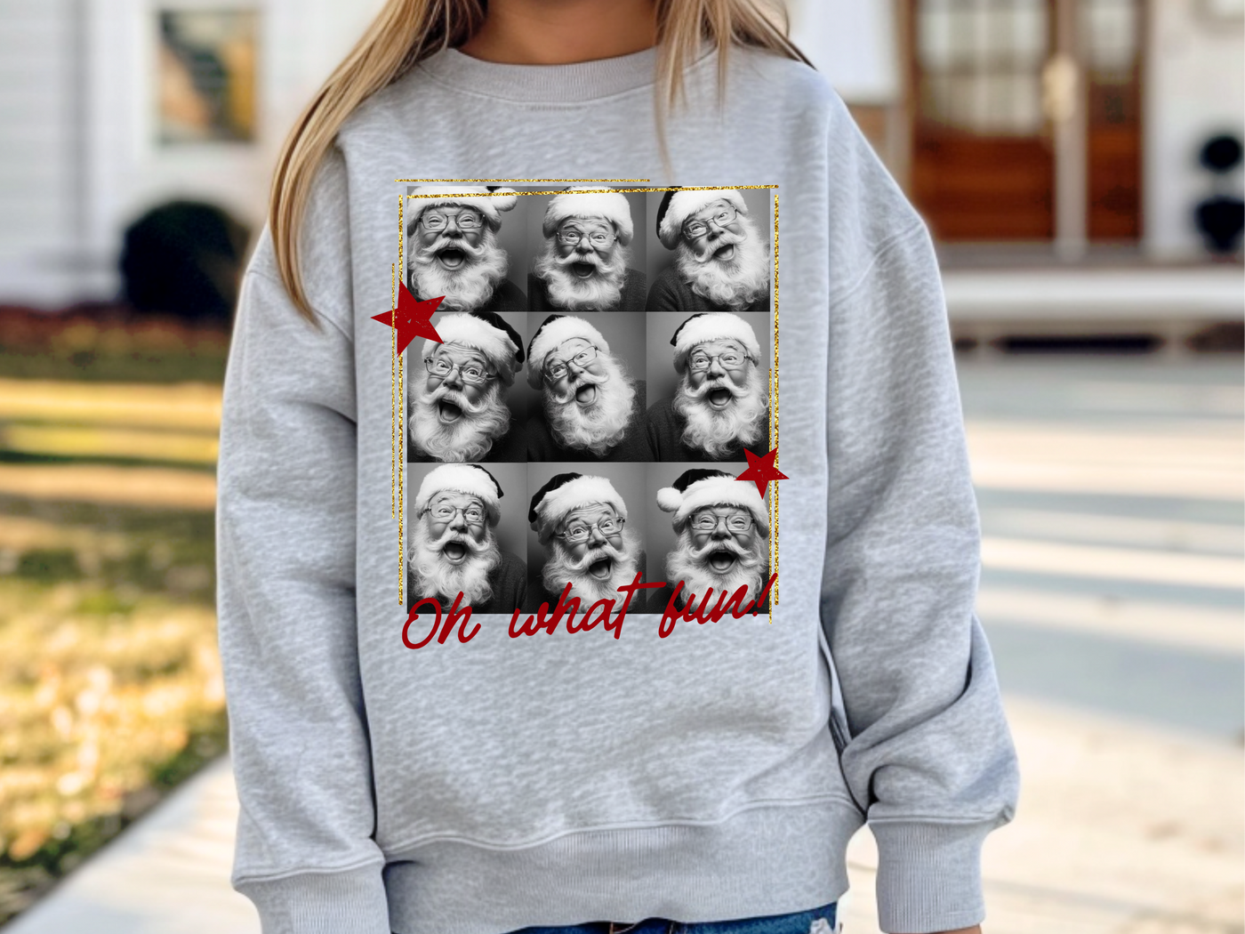 Oh what fun Santa Sweater