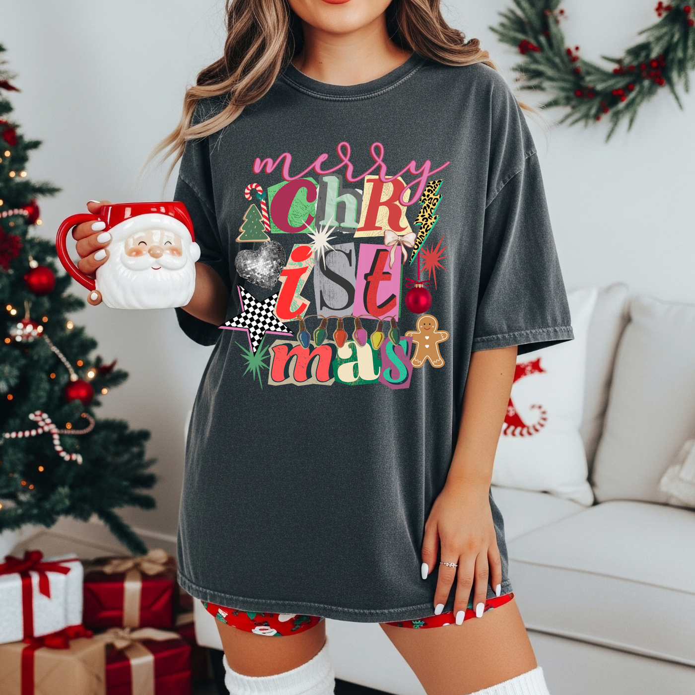Vintage Merry Christmas Tee