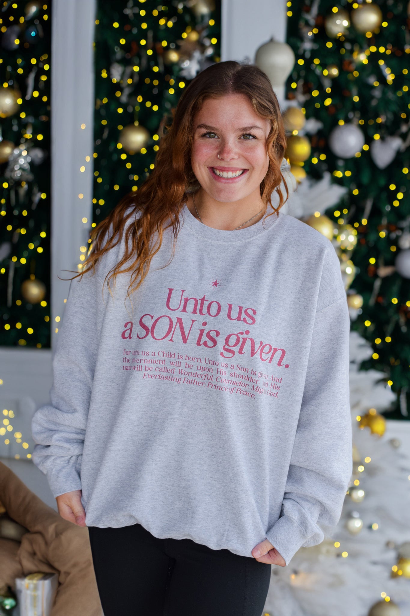 A SON IS GIVEN SWEATER