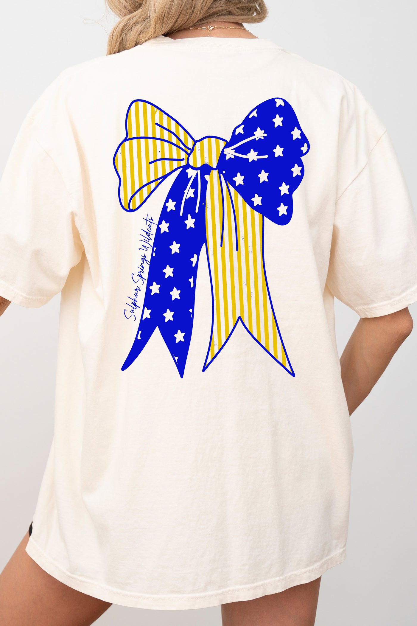 CUSTOM SCHOOL BOW TEES