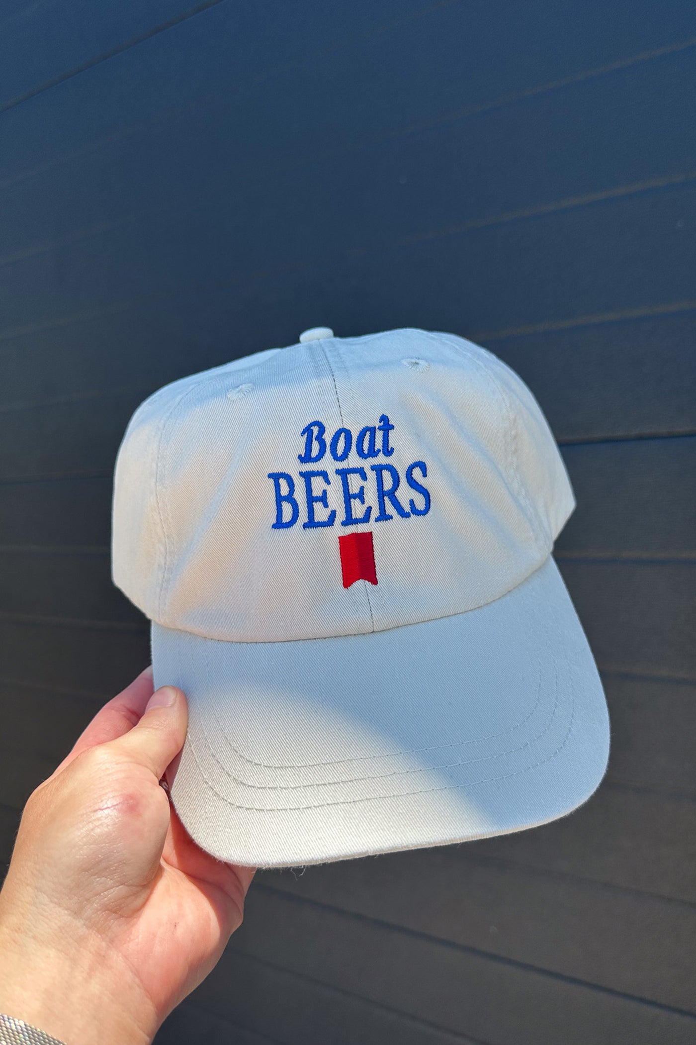 BOAT BEERS EMBROIDERED CAP