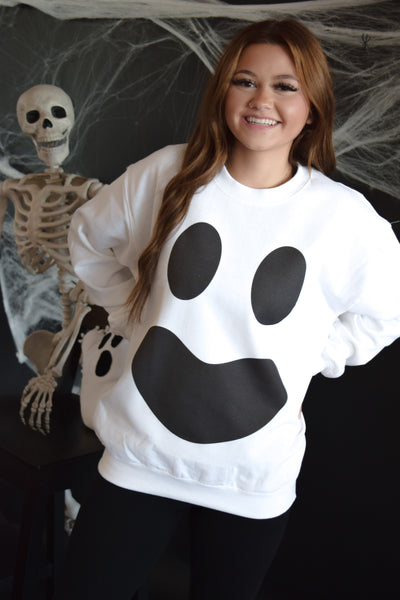 GHOST FACES SWEATER