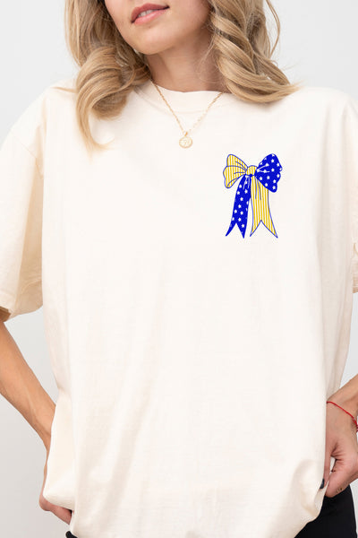 CUSTOM SCHOOL BOW TEES