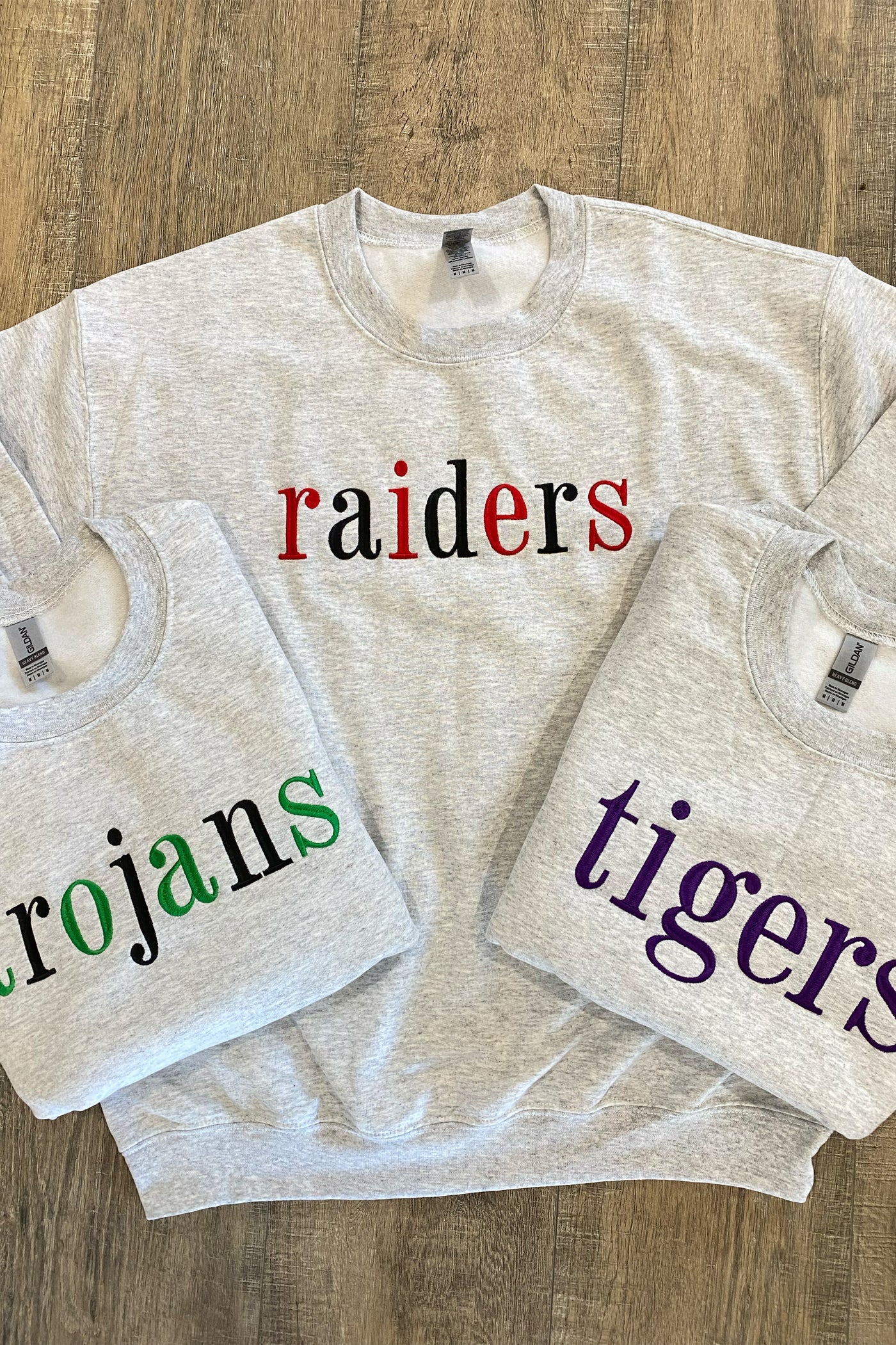 CUSTOM MASCOT EMBROIDERED SWEATER