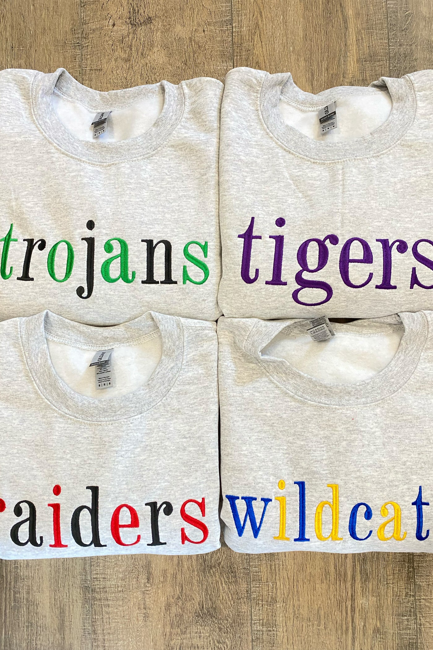 CUSTOM MASCOT EMBROIDERED SWEATER