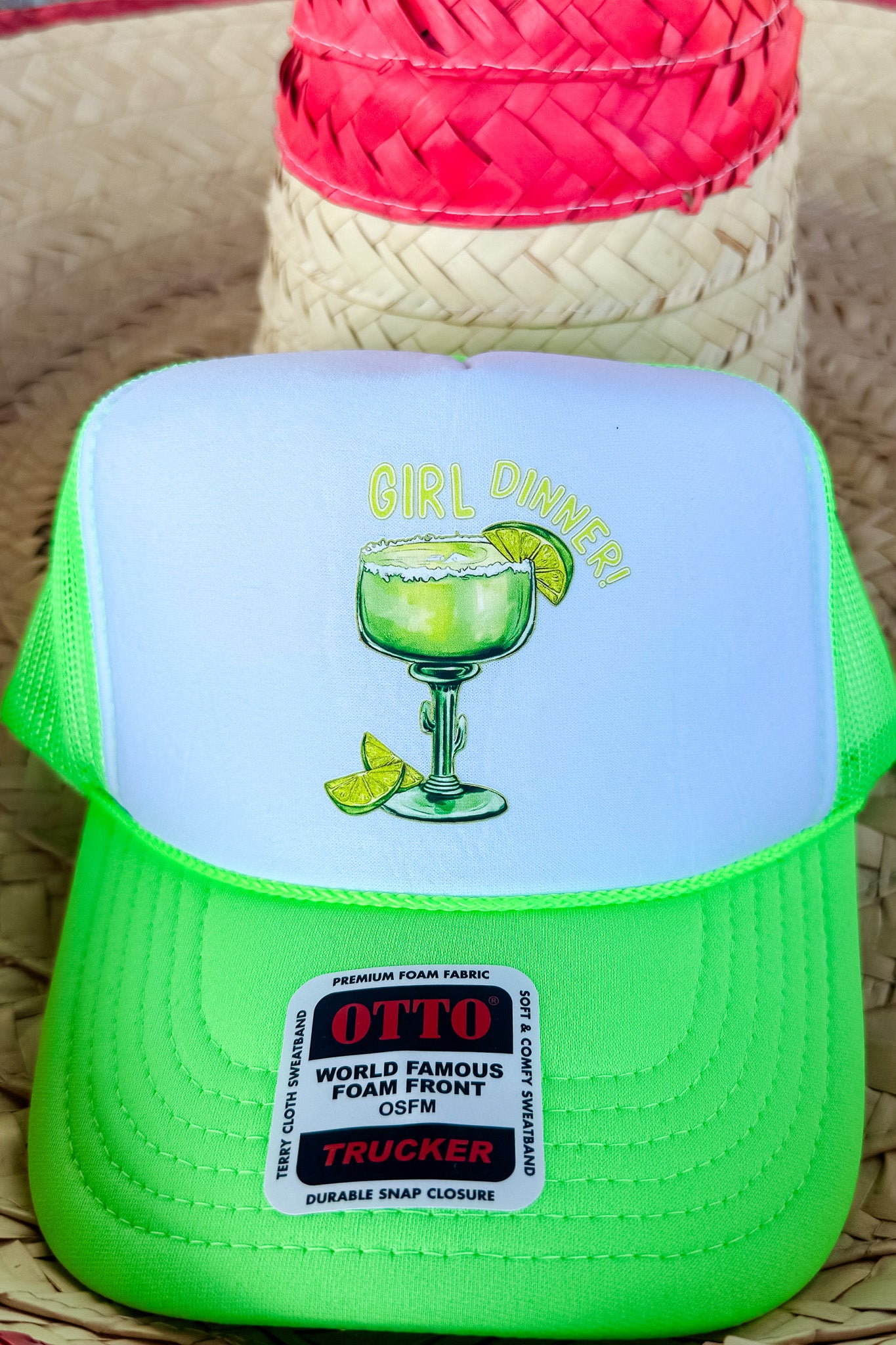 GIRL DINNER TRUCKER CAP