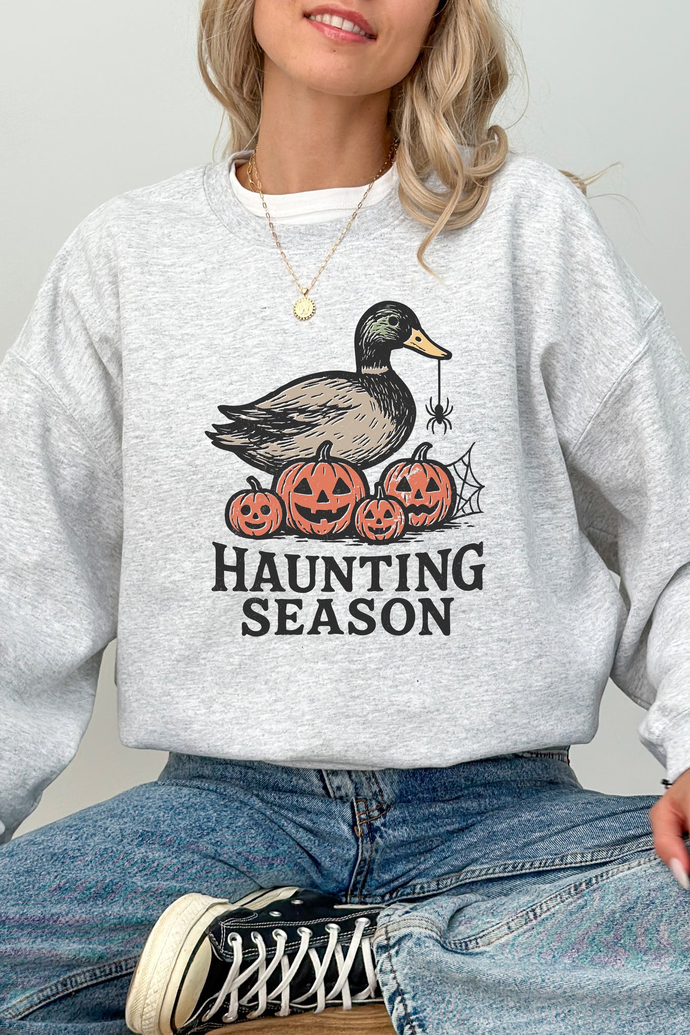 HAUNTING SEASON GRAPHIC SWEATER