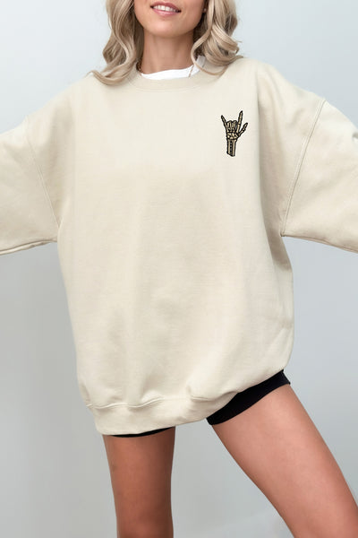HAUNT YOU LATER GRAPHIC SWEATER