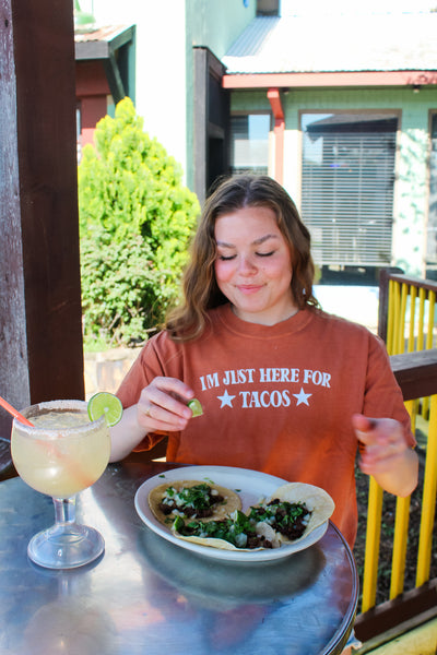 I'M JUST HERE FOR TACOS TEE