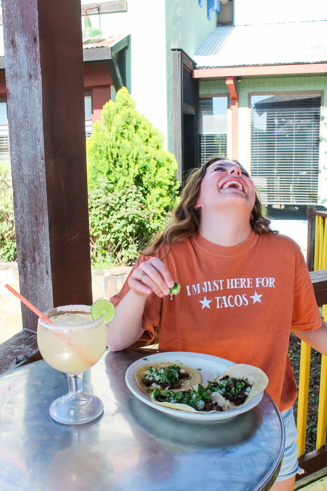 I'M JUST HERE FOR TACOS TEE