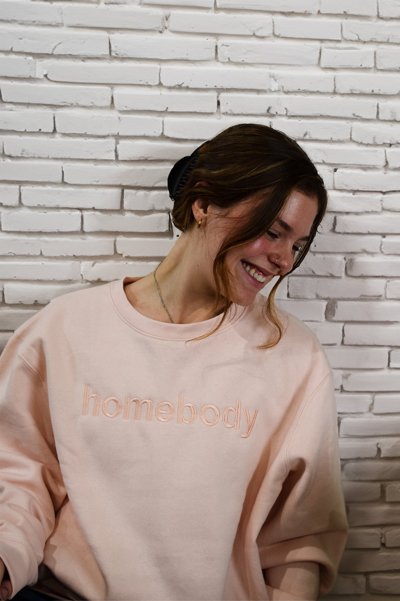 HOMEBODY EMBROIDERED SWEATER (MULTI COLORS)