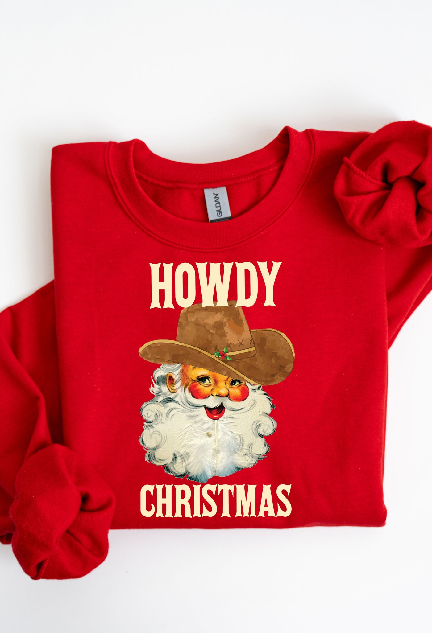 HOWDY CHRISTMAS GRAPHIC SWEATER