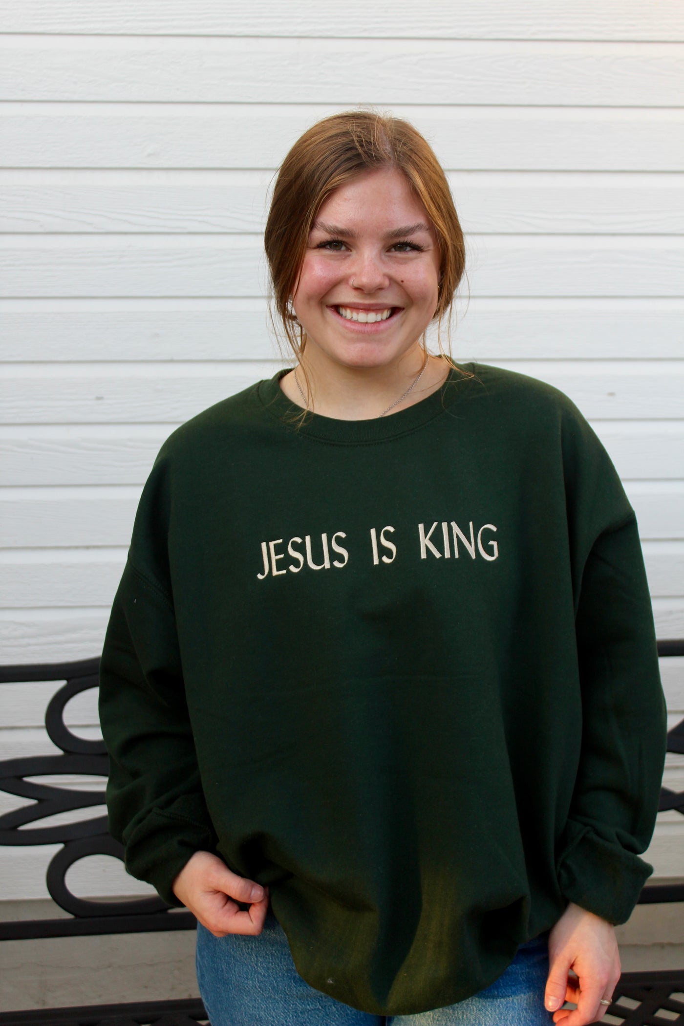 EMBROIDERED JESUS IS KING