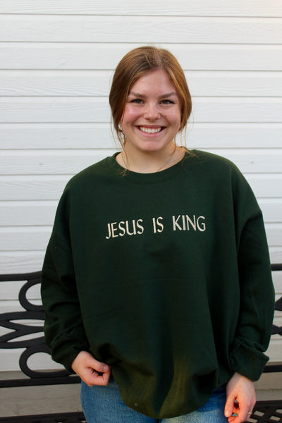 EMBROIDERED JESUS IS KING