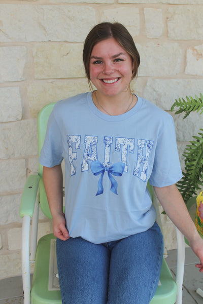 BLUE FLORAL FAITH