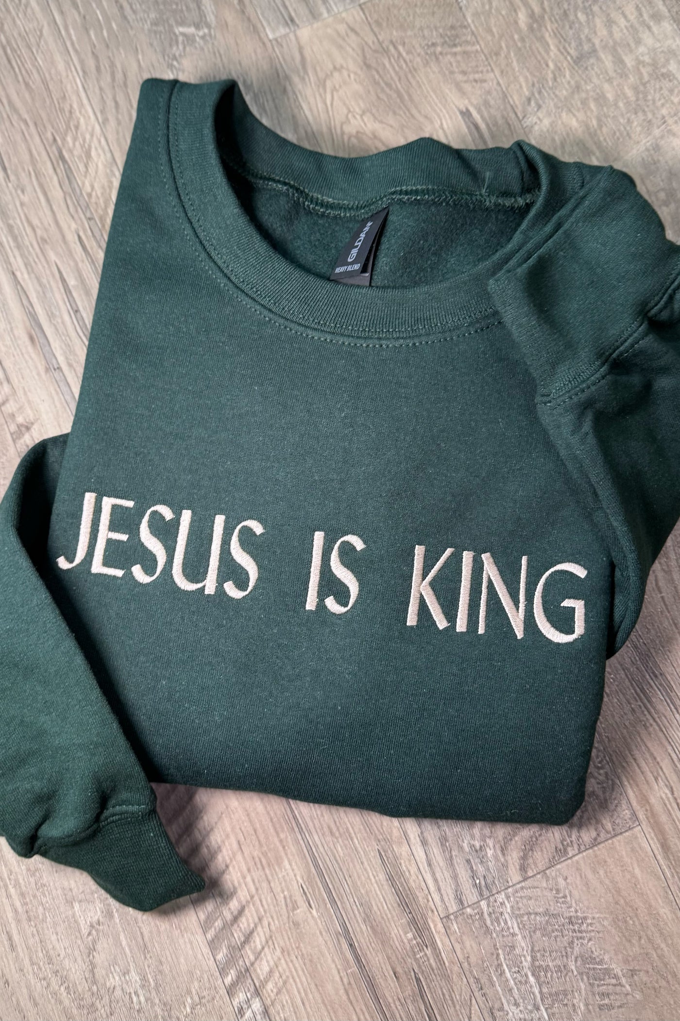 EMBROIDERED JESUS IS KING