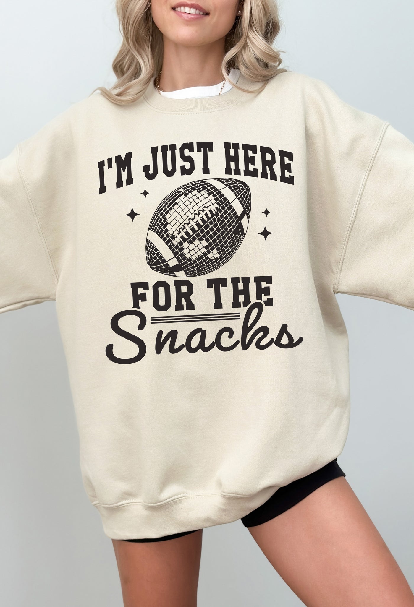 JUST HERE FOR THE SNACKS