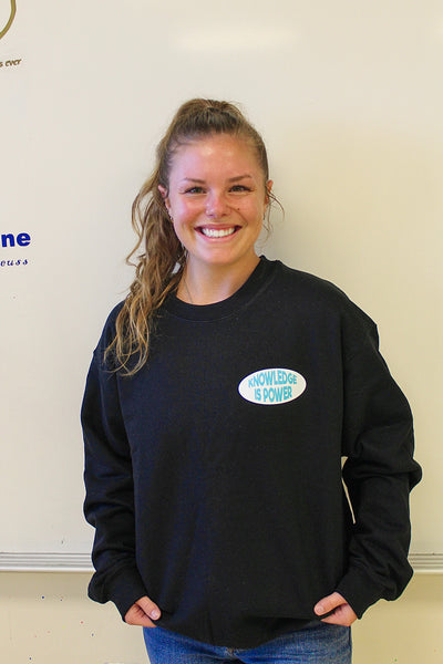 LEADING THE FUTURE GRAPHIC SWEATER