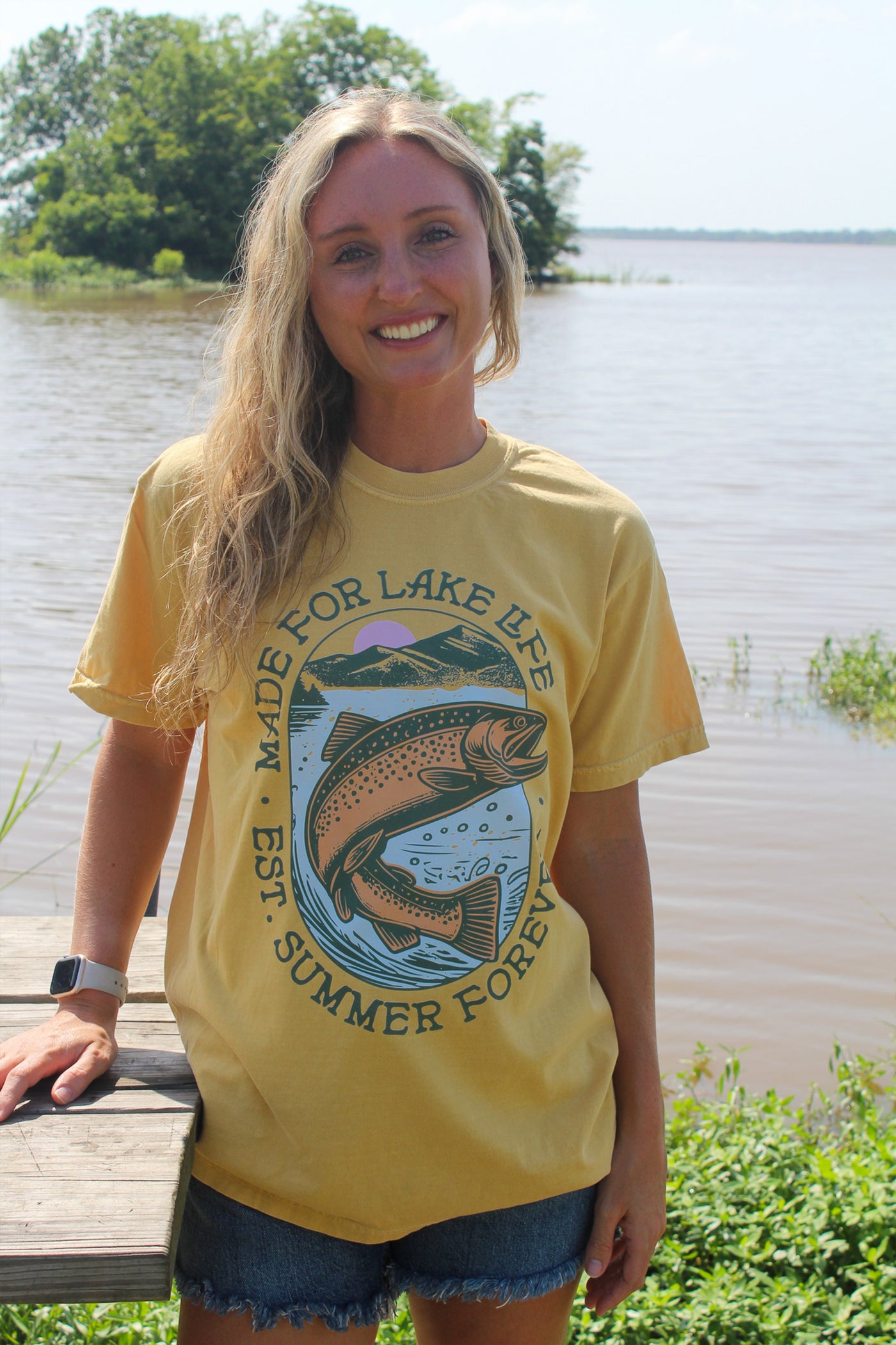 MADE FOR LAKE LIFE GRAPHIC TEE