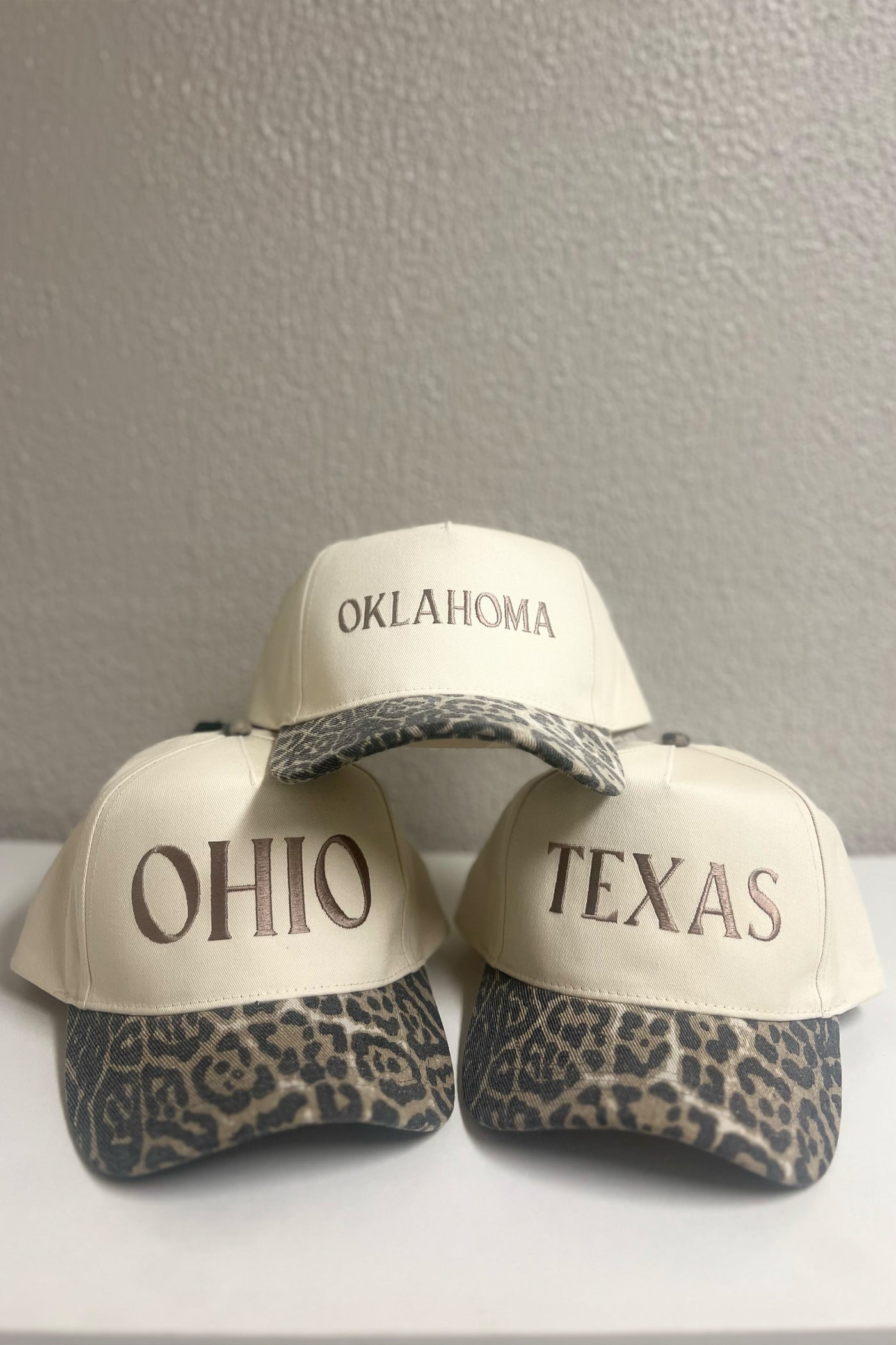 CUSTOM STATE EMBROIDERED HATS