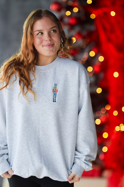 NUTCRACKER EMBROIDERED SWEATER