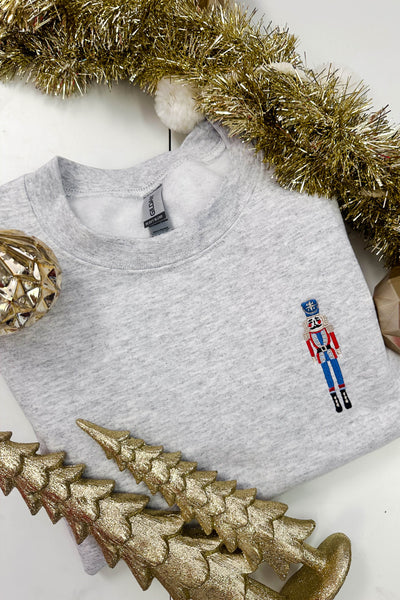 NUTCRACKER EMBROIDERED SWEATER