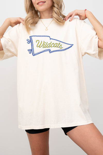 CUSTOM VINTAGE PENNANT FLAG GRAPHIC SWEATER