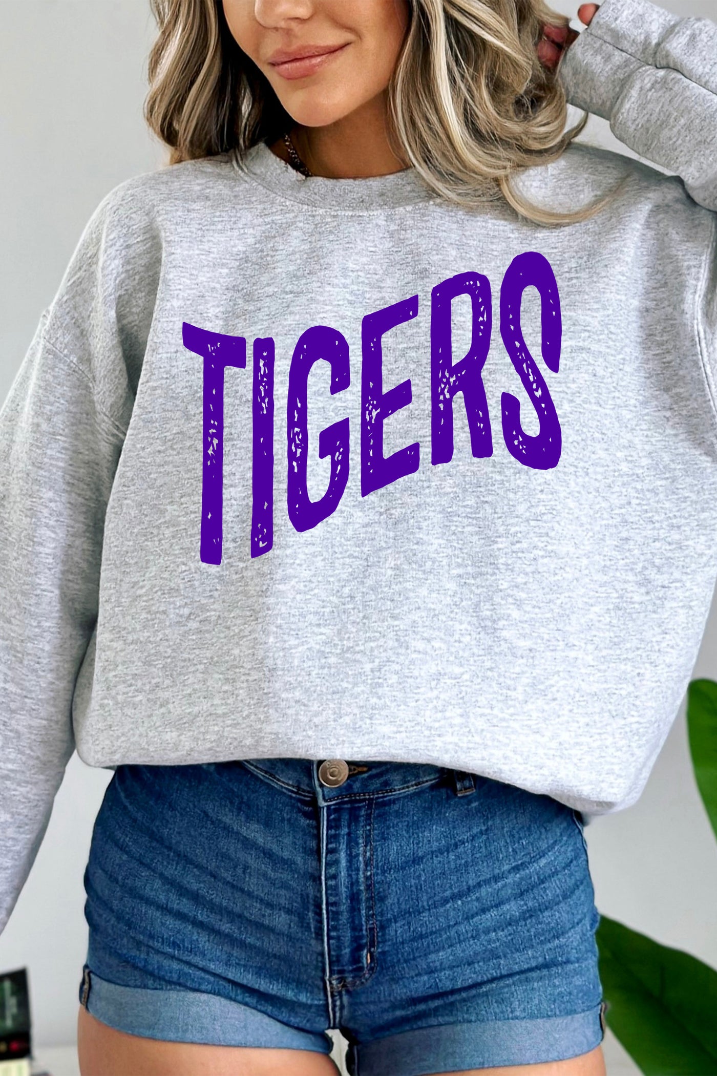 CUSTOM STAMP FONT MASCOT SWEATER