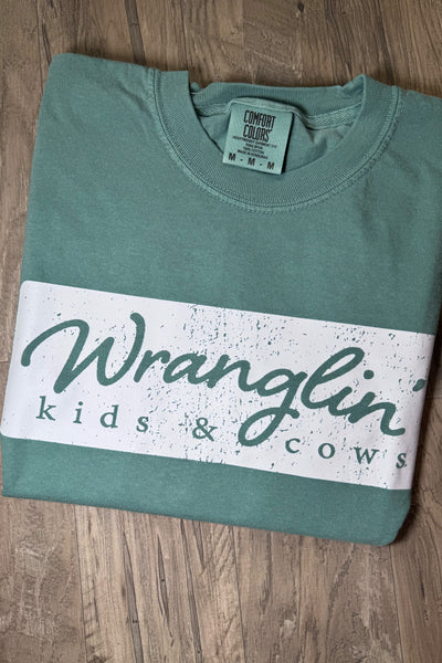 WRANGLIN KIDS AND COWS