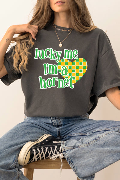 CUSTOM LUCKY ME SCHOOL SPIRIT GRAPHIC TEE