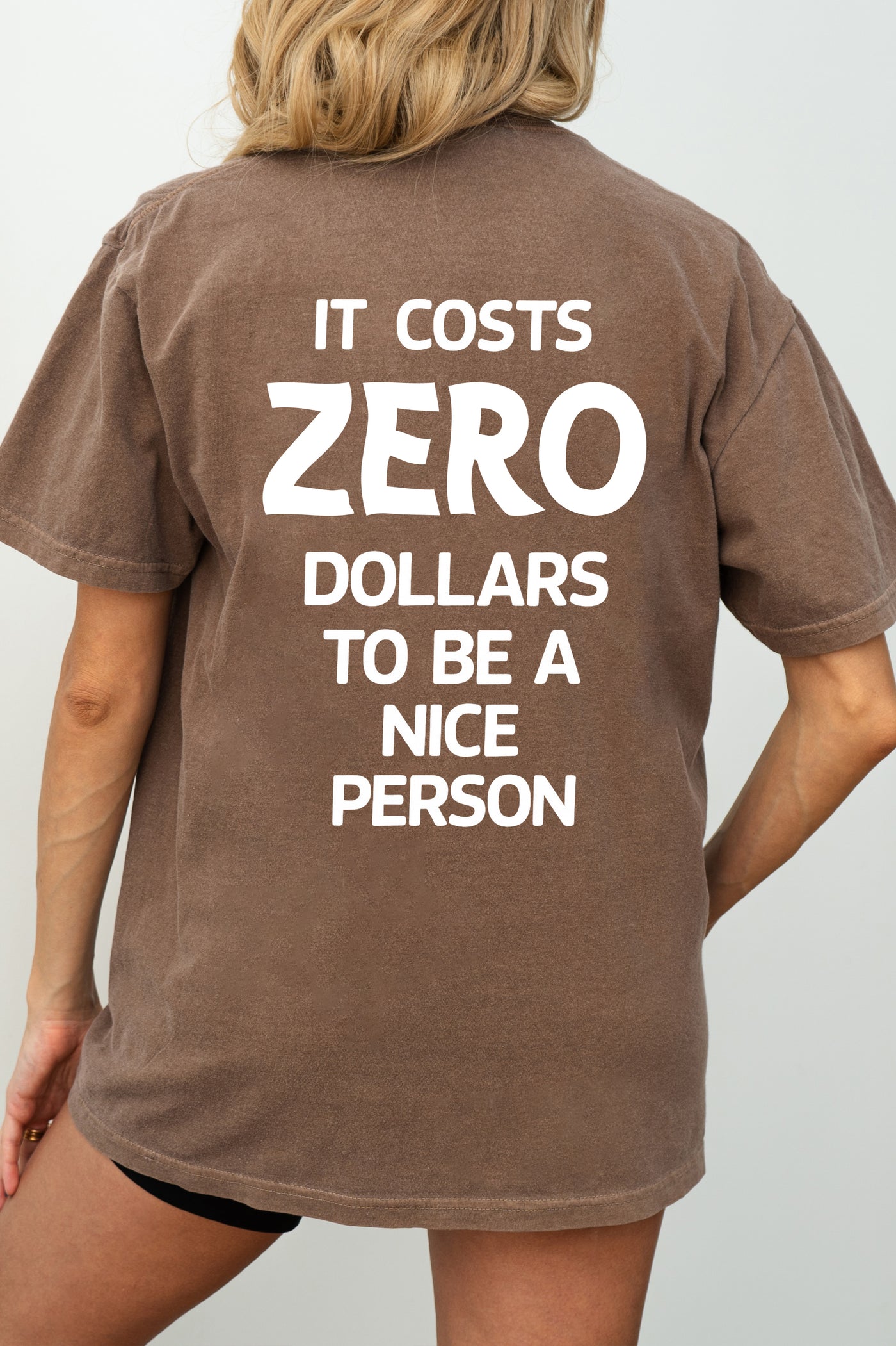 IT COSTS ZERO DOLLARS GRAPHIC TEE