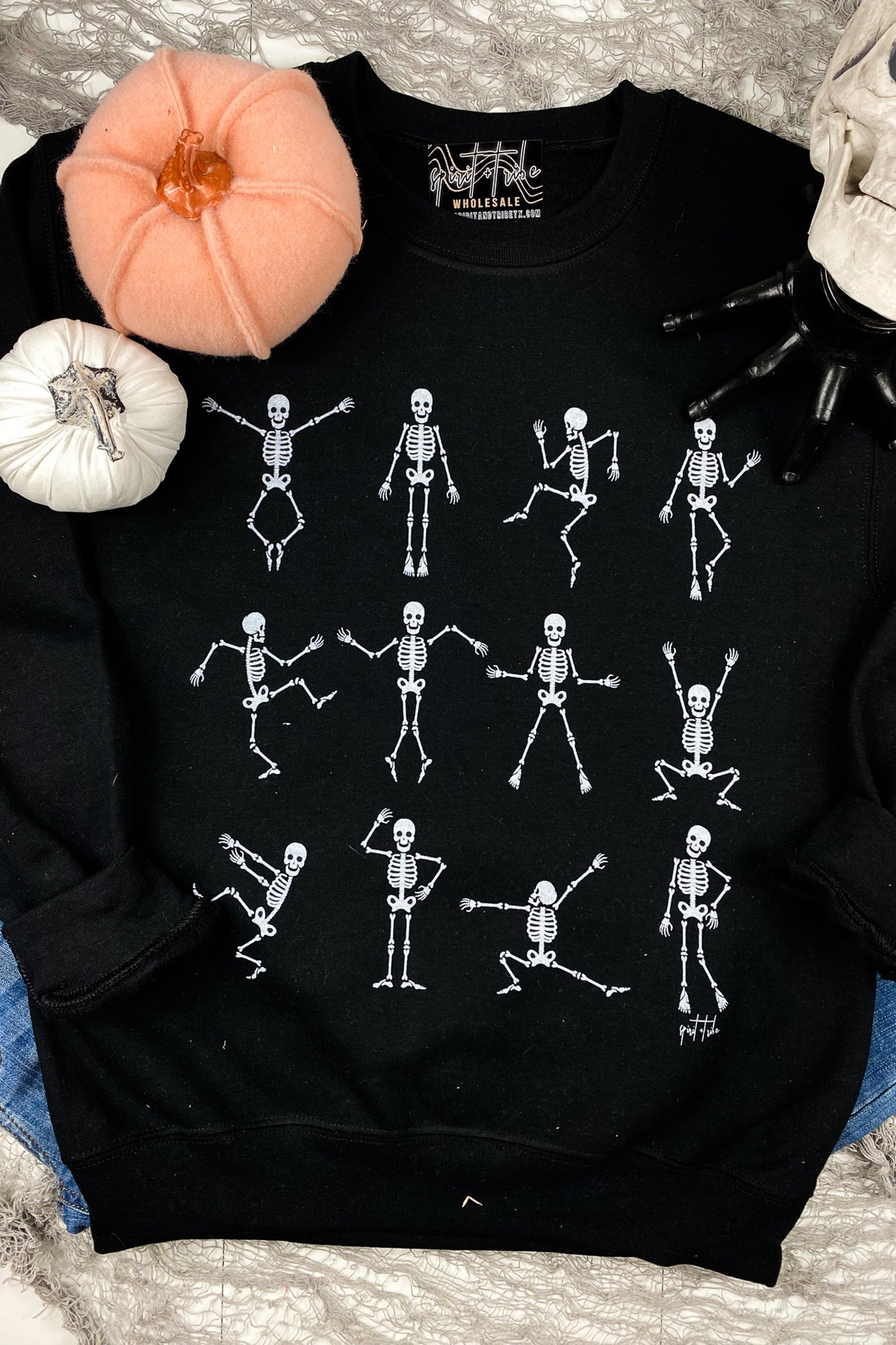 DANCING SKELETONS SWEATER