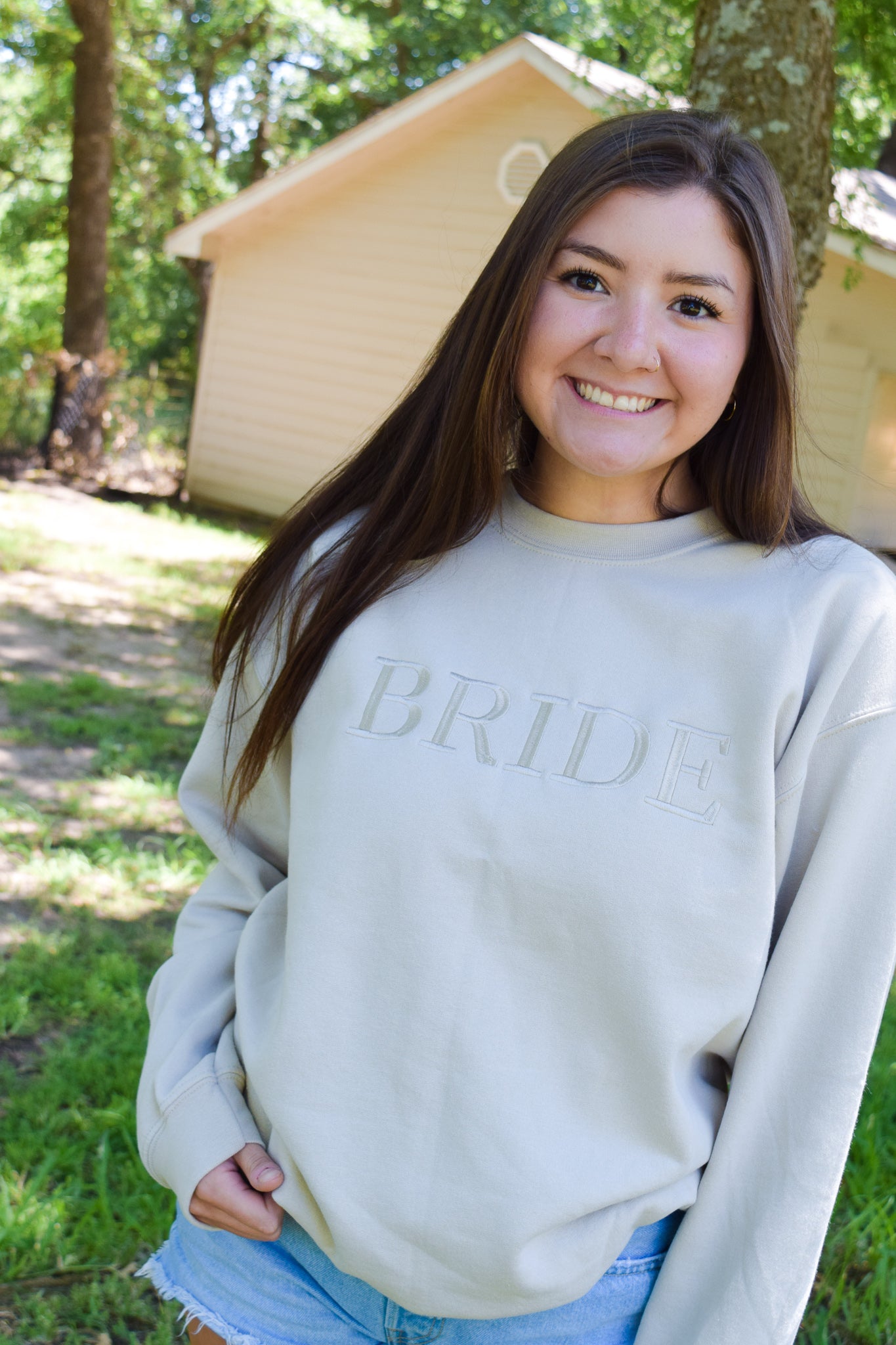 BRIDE EMBROIDERED SWEATER
