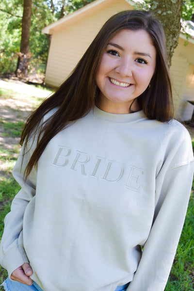 BRIDE EMBROIDERED SWEATER