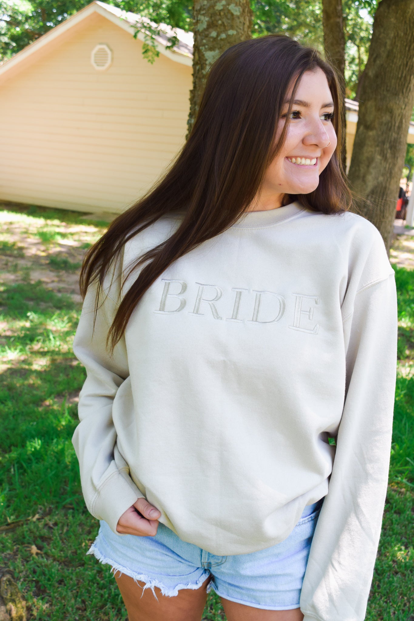 BRIDE EMBROIDERED SWEATER