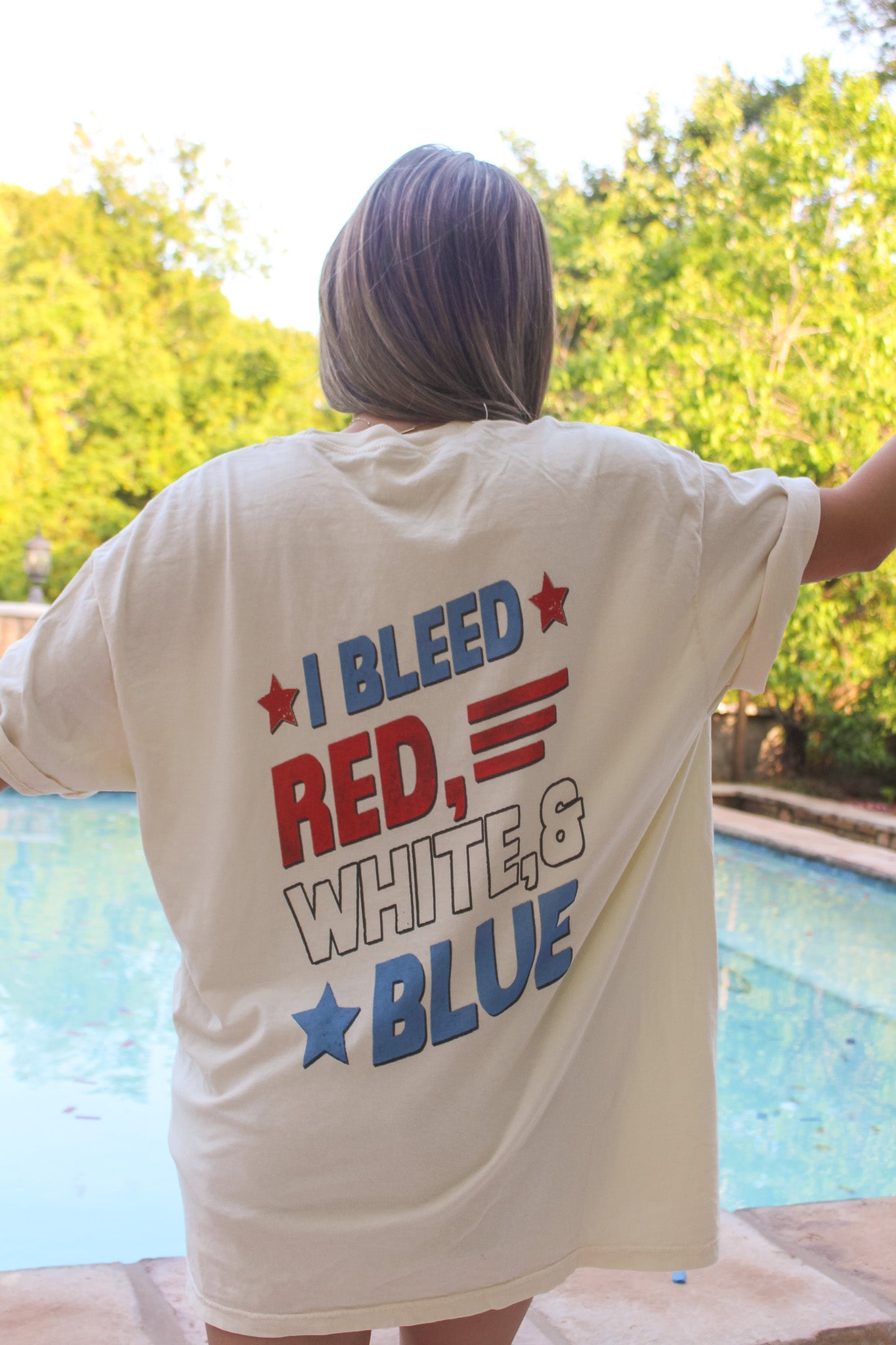 BLEED RED, WHITE & BLUE