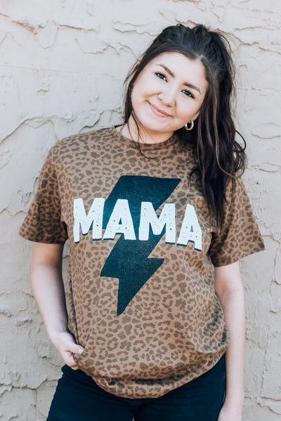 MAMA LEOPARD TEE