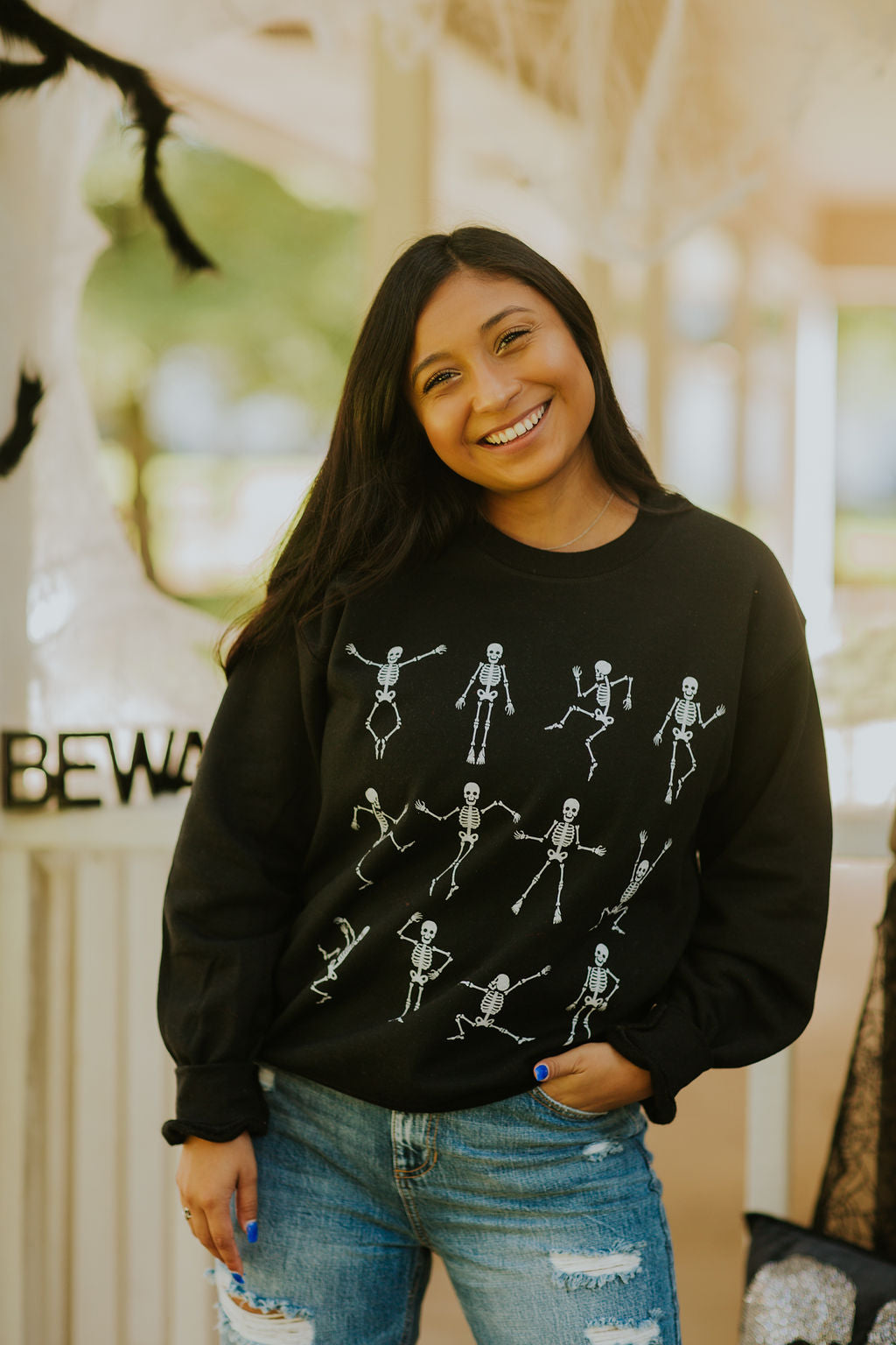 DANCING SKELETONS SWEATER